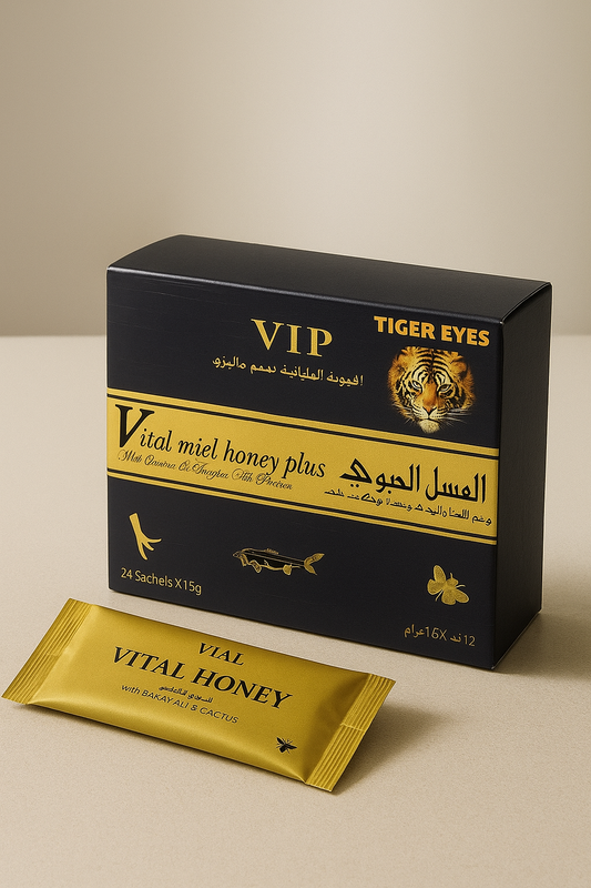 Vital Honey VIP – Potenciá tu rendimiento con energía natural inmediata (Sobres x/15g)
